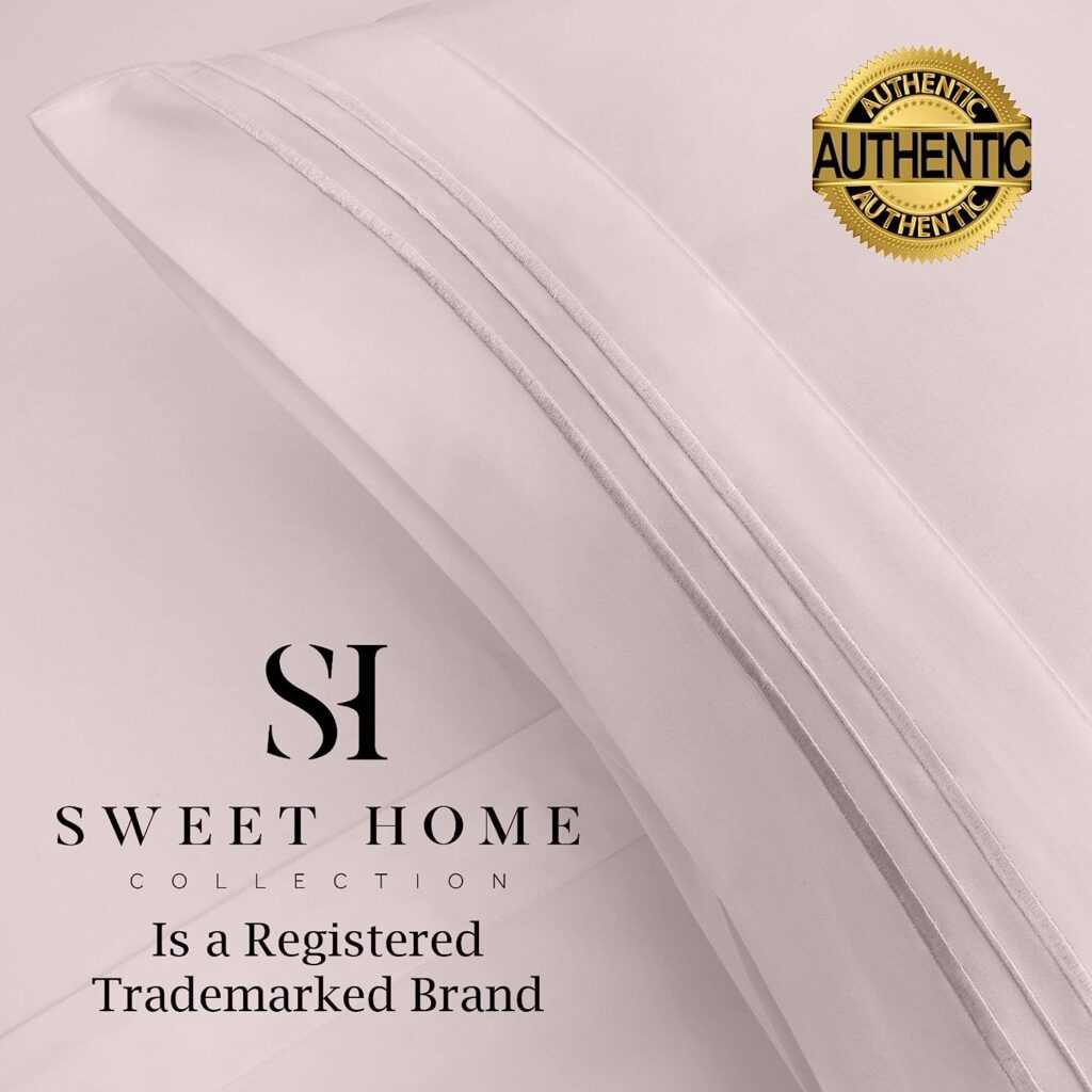 1500 Supreme Collection Twin Sheet Sets Pale Pink - 3 Piece Bed Sheets and Pillowcase Set for Twin Mattress - Extra Soft, Elastic Corner Straps, Deep Pocket Sheets, Twin Pale Pink