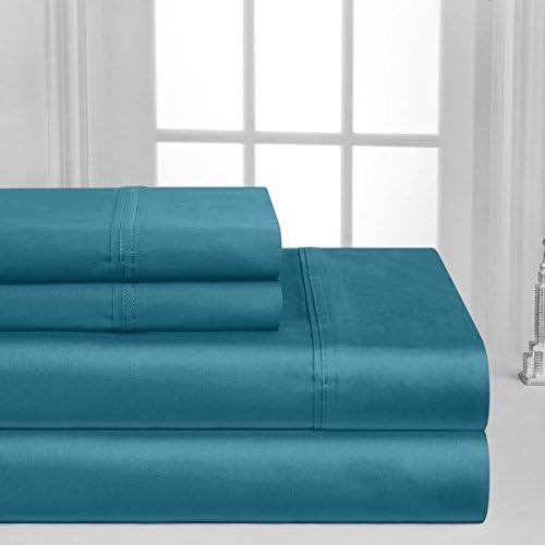 Home Sweet Home Dreams Inc Luxurious Collection 1000 Thread Count 100% Egyptian Cotton Sheet Set (Twin, Teal)