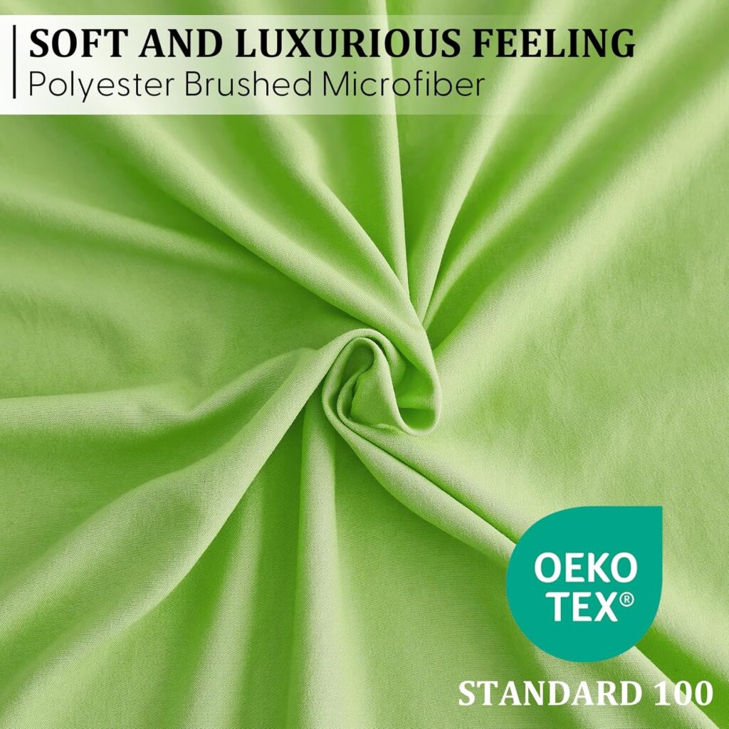 Soft Breathable Full Sheet Set - Luxury Brushed Bed Sheets for Full Size Bed, Deep Pocket Hotel Collection Sheets, Cooling Comfy Sheets and Pillowcases Set, Wrinkle Free Oeko-Tex Sheets 4 Piece