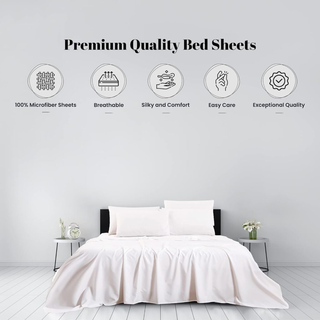 Bedlifes Twin Sheets Set- Cooling Sheets-Ultra Soft-Silky-Breathable-Deep Pocket- 1800 Series Bedding Set Microfiber- Red Bed Sheets Twin Size Burgundy 3 Pieces