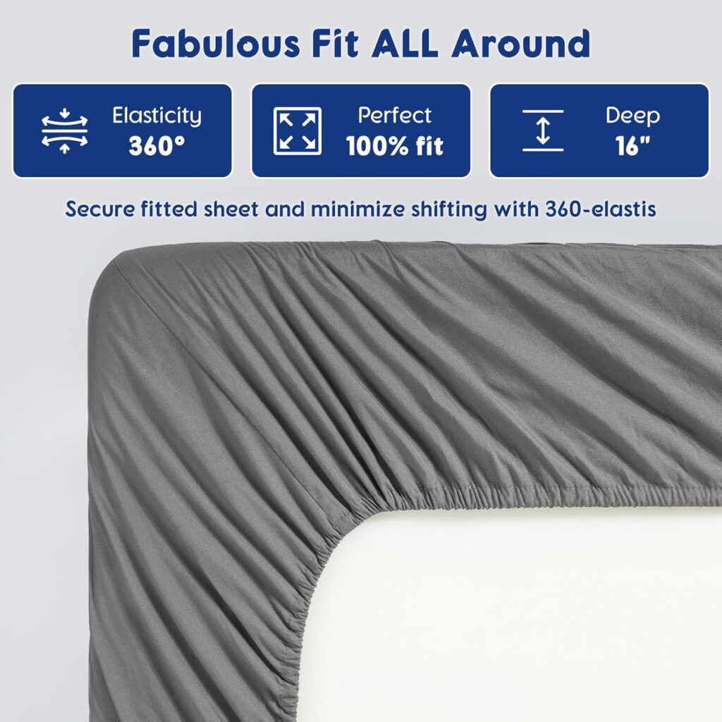 SONORO KATE 100% Egyptian Cotton Sheets - 1200 Thread Count, Luxury  Cooling Hotel Cotton Bed Sheets Set 4 Piece, Sateen Weave for Soft Feel, Fits Upto 16 Mattress (White, King)