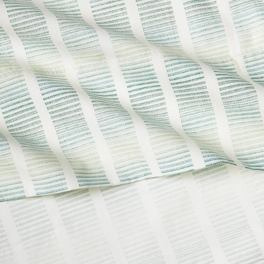 Tommy Bahama - Queen Sheets, Cotton Percale Bedding Set, Crisp  Cool, Stylish Bedding Set (Off The Grid Green, Queen)